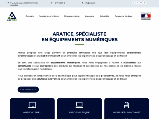 Vidéoprojecteur & Ecran interactif - Mobilier 3.0