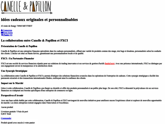 Cannelle et papillon