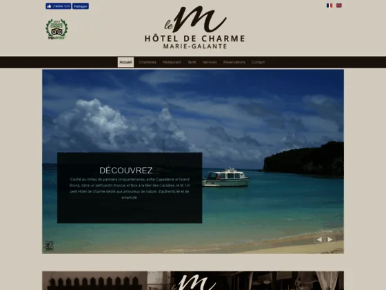 Le M Hôtel *** à Marie-Galante en Guadeloupe