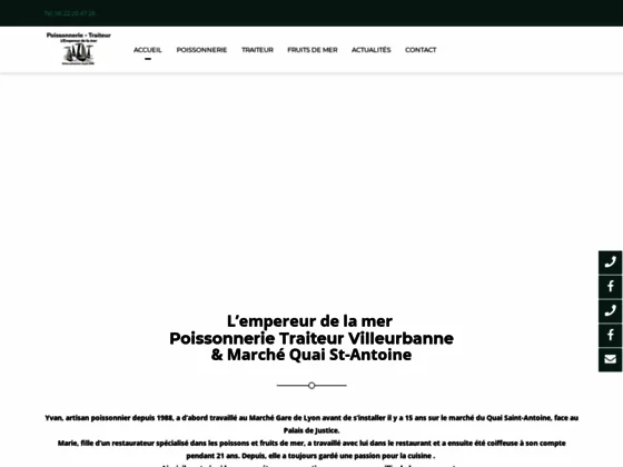 L'Empereur de la Mer, découvre votre poissonnerie 