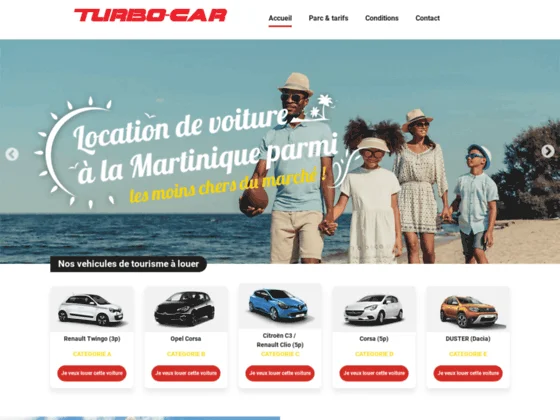 Agence de location de voiture Lamentin - Turbo car