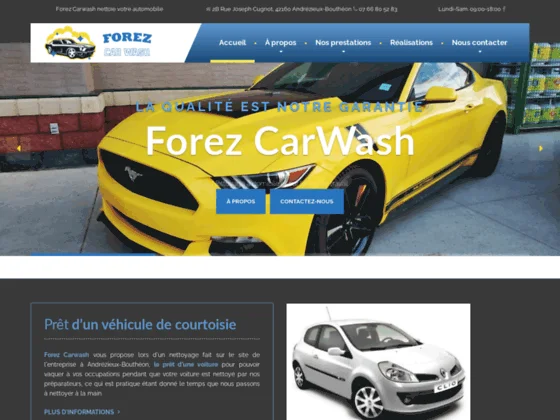 Forez Carwash - Nettoyage automobile à domicile et sur lieu de travail