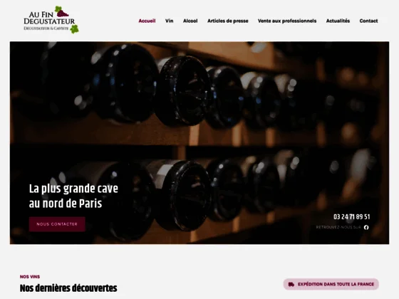 Caviste près de Vouziers, Sedan et leurs environs