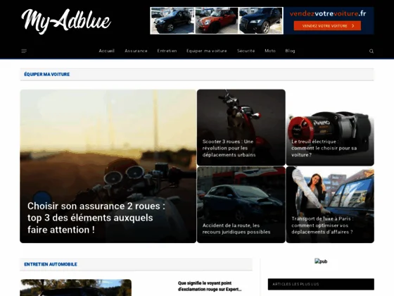Myadblue : actualité automobile