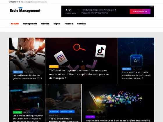 École de gestion maroc