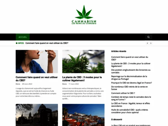 Les news du cannabis - Cannabis N