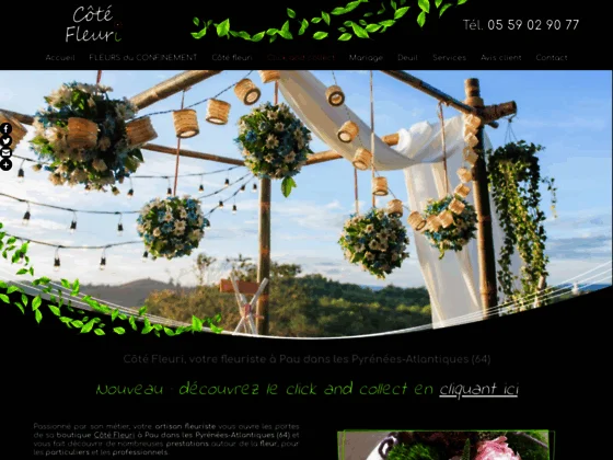 Côté Fleuri : Vente & livraison de bouquet de fleurs à Pau - Pyrénées-Atlantiques (64)