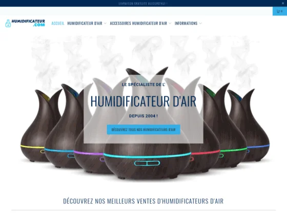 Humidificateur.com - Le spécialiste des humidificateurs d'air