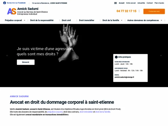 Avocat en préjudice corporel à Saint-Etienne