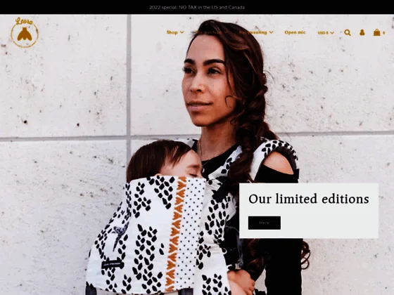 Leora, porte enfant, naturellement