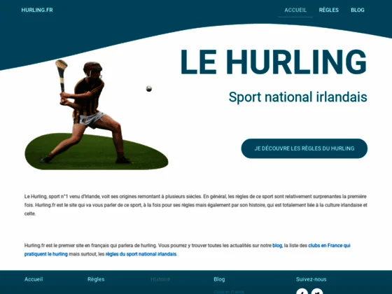 Hurling.fr Le 1e site de Hurling en France