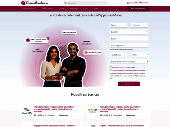 Centre d'appel France - Entreprise onshore