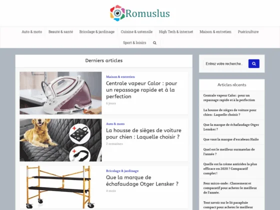 Romuslus, guide de shopping sur les appareils, instruments  et objets high-tech