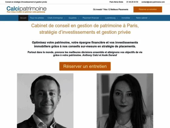 Cabinet de conseil en gestion de patrimoine à Paris