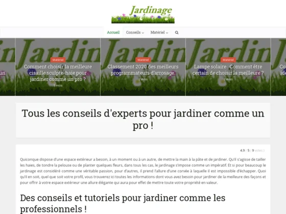 Le guide du jardinage