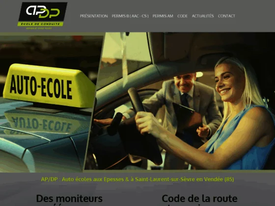 Auto école AP/DP : permis à 1 euro - permis B & AM aux Epesses en Vendée (85)