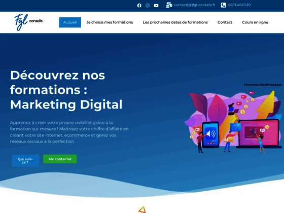 FGL Conseils Formation Wordpress Lyon