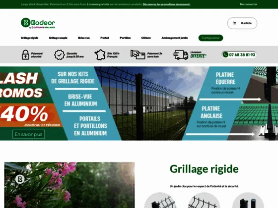 Côté Alu, votre distributeur de portails en aluminium