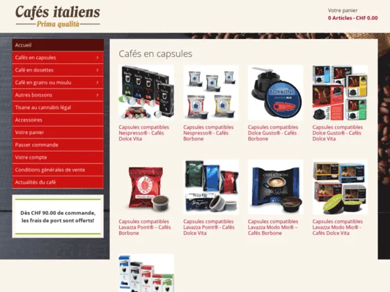 Borbone et Dolce Vita, les bons cafés italiens