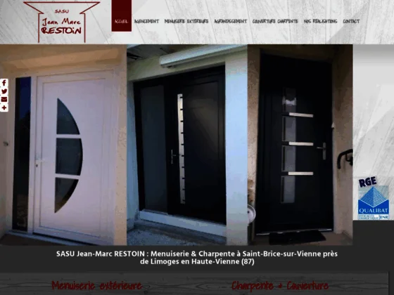 SARL Jean-Marc Restoin : travaux de menuiserie, charpente & couverture à Saint-Junien (87)