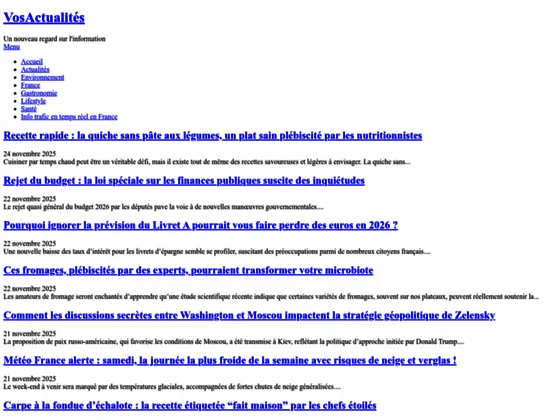 Actualités et Infos en France et dans le monde