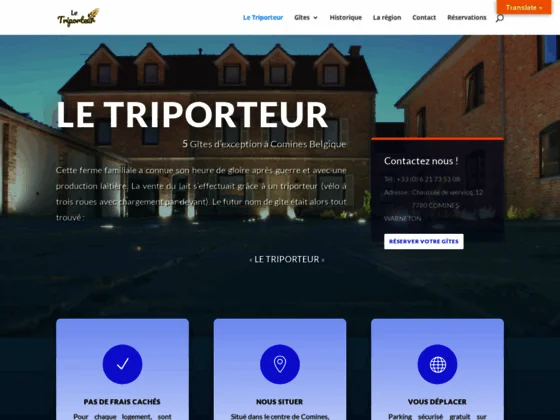 Location de gites Comines et de gites Ypres en Belgique