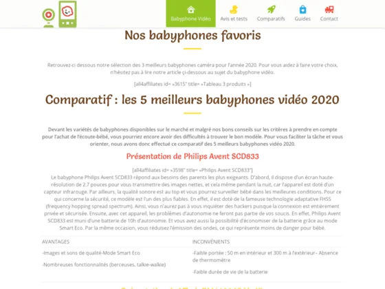 Meilleur babyphone vidéo 2019 : conseils et guide d’achat
