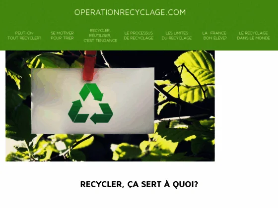 Operation recyclage
