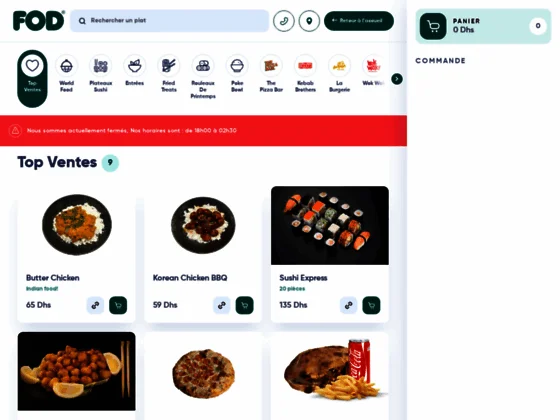 Restaurant à Casablanca