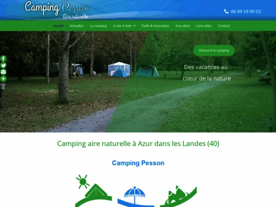 camping caravaning Azur