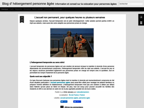 colocation senior personnes âgées