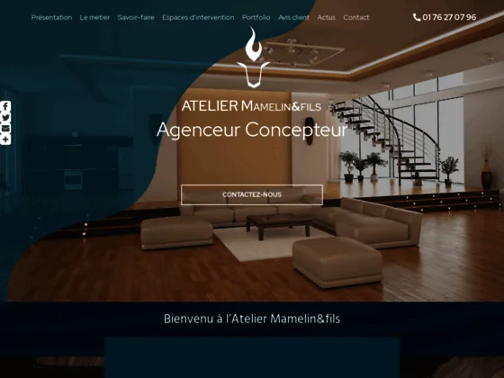 Atelier Mamelin & Fils : aménagement & agencement intérieur à Limeil-Brévannes (94)