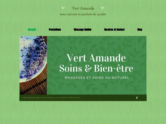 Institut Vert Amande - Dermo-cosmétique naturelle et massages à Libourne