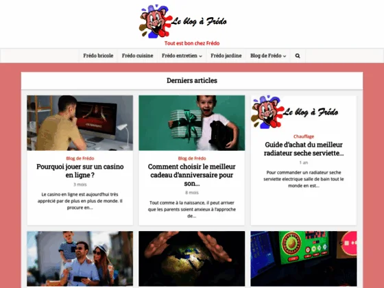 Le Blog à Frédo pour tout de bon