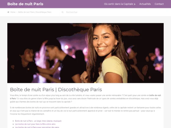 Boîte de nuit à Paris