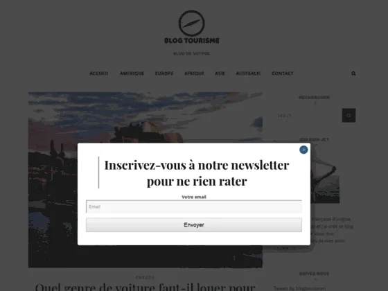 Un blog tourisme pour guider les voyageurs