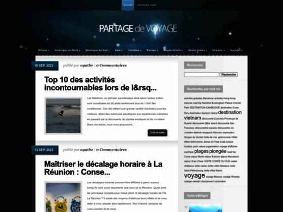 Partagez vos moments de voyage