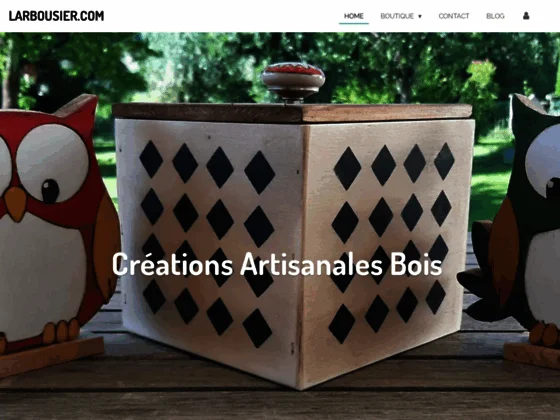 Boutique en ligne de produits artisanaux en bois