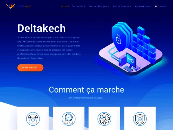 Caméra de surveillance à Marrakech