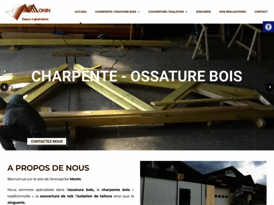 entreprise de charpente SARL Monin