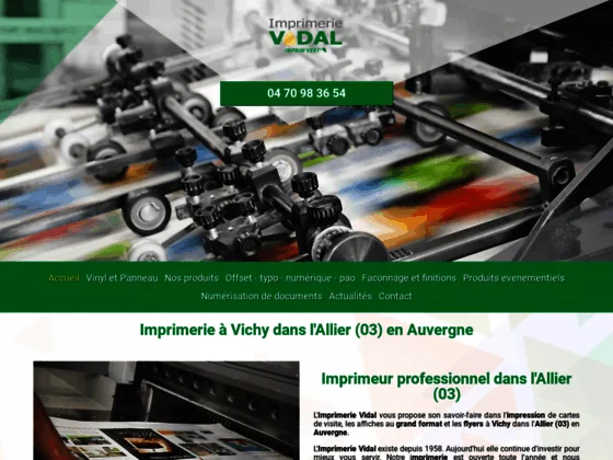 imprimeur vichy