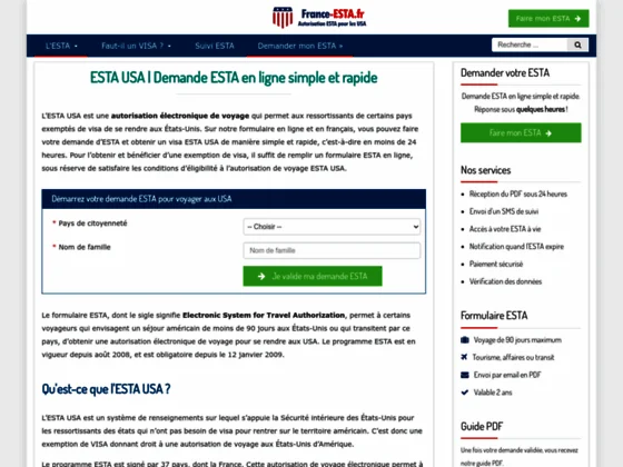 France ESTA
