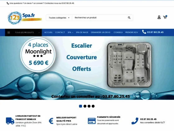 Spa 2 places haut de gamme