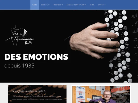 Société et cours d’accordéon à Bulle
