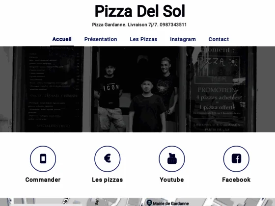 Pizza Del Sol , livraison 7j/7