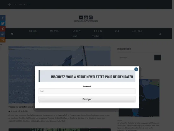 Le blogueur voyageur qui aime voyager