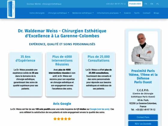 Chirurgien esthetique Paris