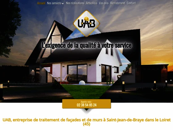 UAB, entreprise de traitement de façades 