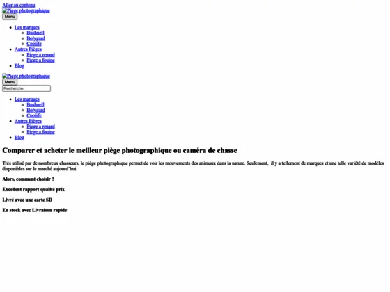 Photographiez les animaux sauvages avec un piège photographique