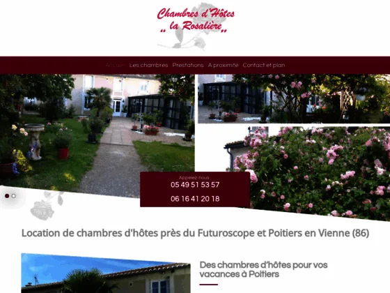 hébergement chambres d'hôtes poitiers